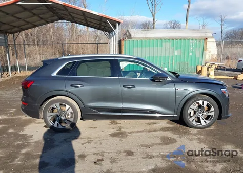 2021 Audi E-Tron Premium Plus Quattro from USA, damaged, VIN WA1LABGE0MB010040